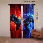 الستائر المطبوعة بتصميم فيديو جيمز