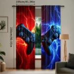 الستائر المطبوعة بتصميم فيديو جيمز