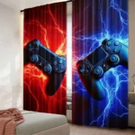 الستائر المطبوعة بتصميم فيديو جيمز