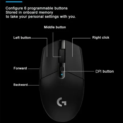 ماوس ألعاب لاسلكي Logitech G304 Lightspeed