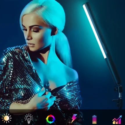 عصا إضاءة LED ملونة