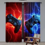 الستائر المطبوعة بتصميم فيديو جيمز