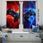 الستائر المطبوعة بتصميم فيديو جيمز