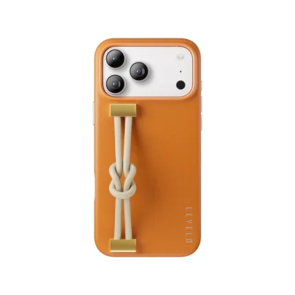 غطاء حماية لهاتف ايفون 17 بروماكس باللون البرتقالي